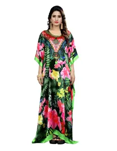 Caftán africano con estampado Floral, talla grande