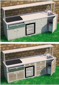 Cuisine de jardin modulaire en acier inoxydable de bonne qualité - Product Image 5