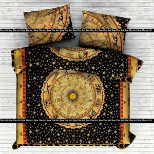 Hoàng Đạo Mandala Duvet Cover Ấn Độ Chăn Doona Cover Với Gối Coverlet Bohemian Giường Trải Giường