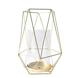 ทองชา Lite ผู้ถือเทียน/แต่งงานตาราง T/lite ศูนย์สำหรับโรงแรมและพรรคตกแต่งผลตอบแทนงานแต่งงานของขวัญผู้ถือ Tlite - Product Image 3