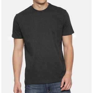 2024 nueva llegada de moda de cuello redondo Camiseta de manga corta 100% algodón Jersey de secado rápido patrón sólido estampado 180 gramos - Product Image 6