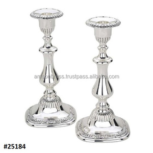 Juego de 3 candelabros altos de aluminio para decoración navideña, productos hechos a mano a precio mayorista - Product Image 3