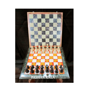 Forme et Design attrayants du jeu d'échecs en marbre - Product Image 1