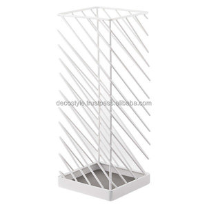 Support de parapluie avec base Meubles de jardin extérieurs durables Support de parapluie artisanal en métal avec base - Product Image 1