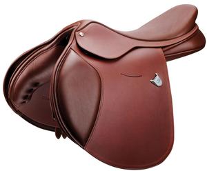 English Leather Endurance Saddle Premium Quality for Jumping Training and <b>Equestrian</b> Use - Product Image 4