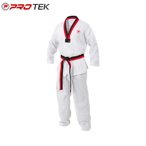 Uniforme de Taekwondo de algodón y poliéster hecho a medida, cómodos conjuntos de ropa de artes marciales para adultos, servicio OEM disponible - Product Image 6