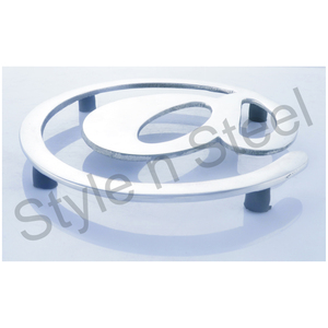 แผ่นรองกันร้อนกระทะร้อนขาตั้งสามขาสแตนเลสทนความร้อนแผ่นรองหม้อที่วางช้อนบนเคาน์เตอร์ - Product Image 1