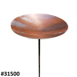 ตกแต่งสวนยืนโลหะบริสุทธิ์ทองแดงนกอาบน้ำ - Product Image 2