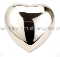 HEART KEEPSAKE CREMATION URN By Brassworld India <b>FUNERAL</b> <b>SUPPLIES</b> - Product Image 4