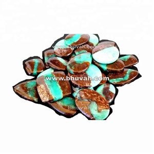 Cabujón de piedras preciosas de piedra crisoprasa - Product Image 2