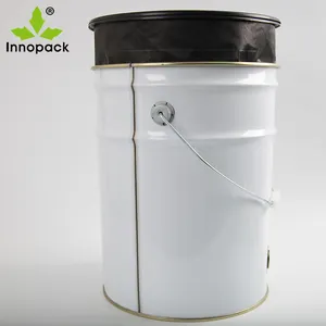 5 gallons seau à peinture en métal avec le revêtement DE PE/sac en plastique