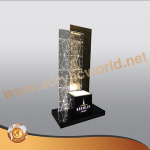 Glorificador de barra de publicidad para cerveza/Whisky, soporte de acrílico LED personalizado, expositor, Mostrador de exhibición de vino, novedad - Product Image 4