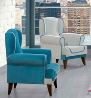 Modernes Chesterfield-Sofa-Set im Europäischen Stil mit Stoffbezug und Massivholzrahmen für Wohnzimmer, Esszimmer, Apartments, Hotels und Krankenhäuser