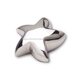 Recuerdo de plata de estrella de latón, urna de cremación, suministros funerarios - Product Image 4