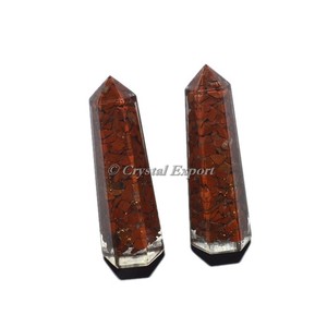 Red Jasper Orgone Obelisk Point - Product Image 1