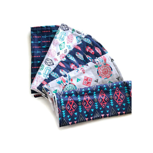 100% Organic Cotton High Quality White Burp Cloth with Custom Logo - Product Image 1