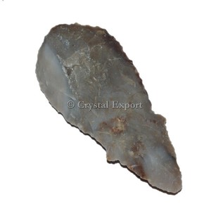 CEA-18 de couteau à pointes de flèches en agate de guérison en vrac vente en gros - Product Image 1