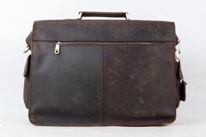 Hot Sale Vintage Genuine <b>Leather</b> <b>Bag</b> Genuine <b>Leather</b> <b>Laptop</b> Messenger Satchel <b>Bag</b> - Product Image 6