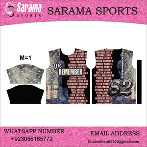 เสื้อซอฟต์บอลเสื้อเจอร์ซีย์ใหม่สหรัฐอเมริกาเสื้อเจอร์ซีย์ผลิตตามสั่งและโลโก้ได้ตามต้องการ - Product Image 2