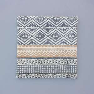 Multi Color Hand Made Darrie Cotton Block Print Home Decor Decorative Car <b>Sofa</b> <b>Chair</b> Cushion <b>Cover</b> 40X40 Cm - Product Image 3