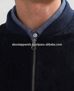 OEM Custom Unisex Breathable Suede Leather Jacket Men's Winter Motorcycle Jacket <b>Zipper</b> Plus Size Option Blank <b>for</b> - Product Image 4