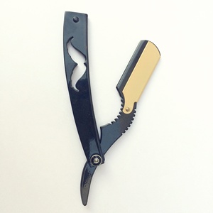 Metal barber Folding Blade <b>razor</b> Knife beard shaving tools durable Straight <b>Razor</b> for <b>men</b> - Product Image 1