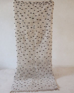 Auténtico hecho a mano marroquí grande Beni Ourain Alfombra de lana Azilal Tapis alfombra persa patrón de bucle Oriental hogar sala de estar - Product Image 2