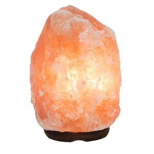 Natural Salt Shape Lamp Orange indian make - Product Image 1
