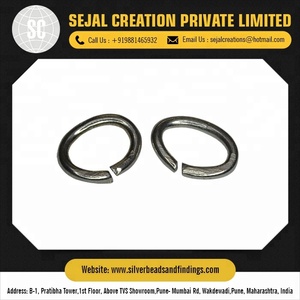 Anillos de plata de ley para saltar, producto de alta calidad, accesorios a precio de venta al por mayor, ganchos para pendientes de plata de ley - Product Image 2