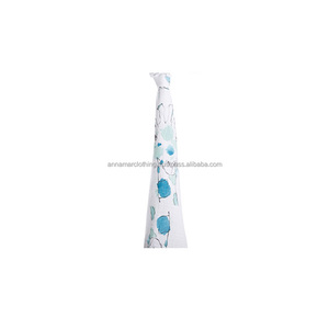 Nouveau Style personnalisé imprimé 100% tissu biologique nouveau-né bébé Swaddle mousseline Swaddle Wrap couvertures ensemble pour bébé - Product Image 1