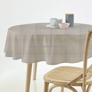 Nappe ronde en coton polyester en gros pour mariage - Product Image 2