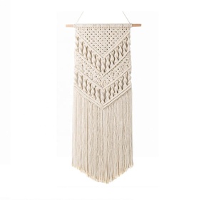 Boho macrame ที่แขวนผนังทำด้วยมือสีและลวดลายตามสั่งผู้ผลิตส่งตรงจากโรงงาน - Product Image 1