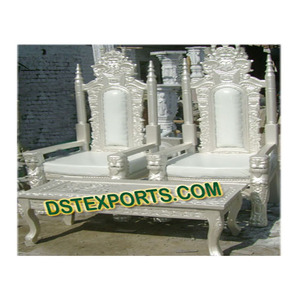 Boda plata tallada sillas boda última sillas de diseño boda rey trono sillas - Product Image 1