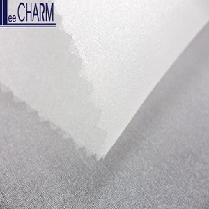 LCSH046 venta al por mayor iridiscente 100% poliéster Organza translúcido tela muy ligera para cortinas ropa de boda decoración del hogar - Product Image 1