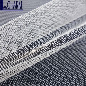 LCY863ไต้หวัน40D สีขาวหกเหลี่ยมรังผึ้ง100โพลีเอสเตอร์ผ้าตาข่ายนุ่ม - Product Image 5