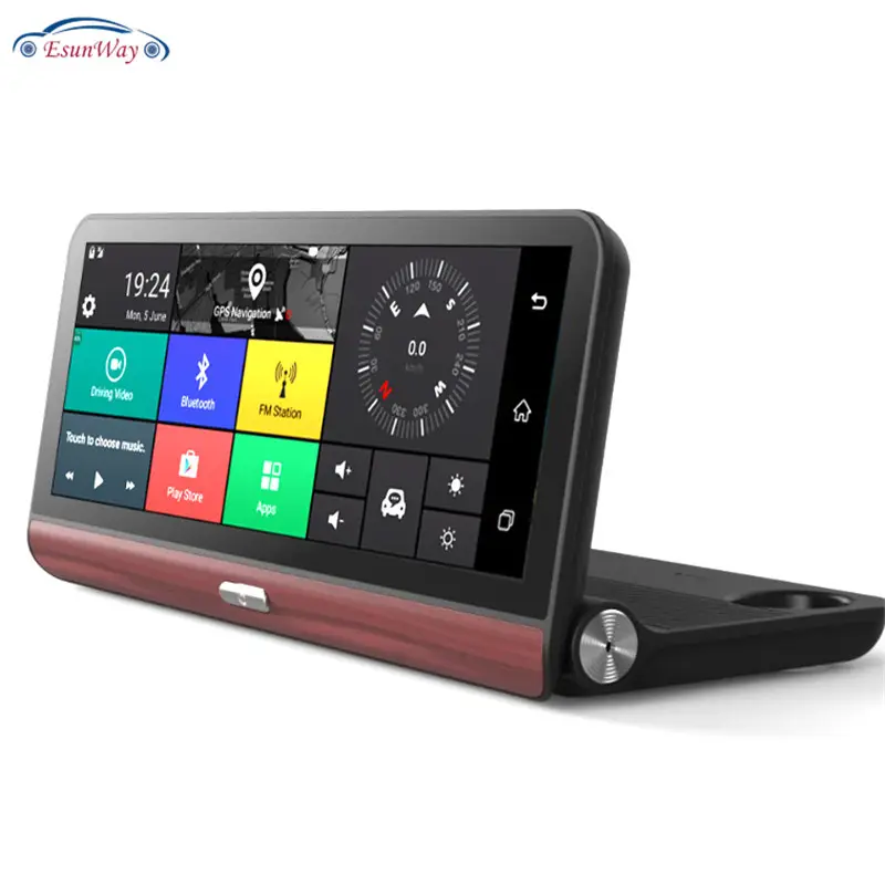 HD 1080P 7 inch Touch Screen Car DVR Smart Car Rear View Mirror Video Record Camera Dash Cam Hands-free