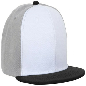 Unique New Custom Men's Snap back Baseball Plain Blank Snap Back Hat Three Tone Casual Basic - Product Image 2