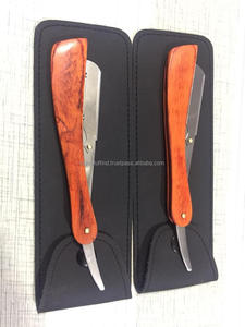 Rasoir à demi-lame en acier inoxydable pour homme Couteau de barbier pliant à bord unique avec lame amovible - Product Image 3