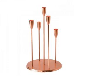 5-Arm Metal <b>Candelabra</b> Elegant Candle Holders & Lanterns for Home Office & Wedding Decorations - Product Image 3