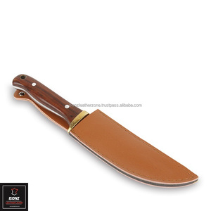 Cuchillo de chef de caza de cuero genuino Funda de cuchillo de cuero - Product Image 1