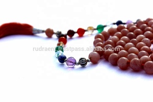 OEM 7 Chakra 108 collier de perles de méditation bijoux de mode avec perle de guérison naturelle cristal pierre spirituelle Mala perles cadeau - Product Image 6