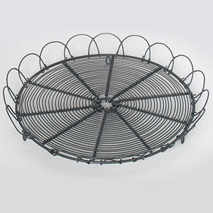 Wrought Iron Fruit Basket, <b>Kitchen</b> <b>Utensil</b> Basket, Countertop Basket, Farmhouse Basket, <b>Storage</b> Basket, Multi-Purpose Basket - Product Image 1