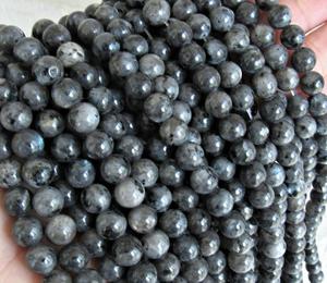 Stone <b>Beads</b> Larvikite <b>Beads</b> Strand Stone Jewelry Loose Smooth Gemstone Healing <b>Crystal</b> Necklace <b>Beads</b> Natural <b>Crystal</b> Wholesaler - Product Image 4