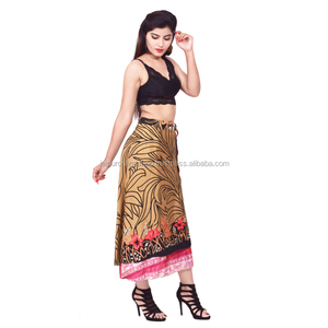 กระโปรงคลุมลายดอกไม้วิเศษสไตล์วินเทจสำหรับผู้ใหญ่สำหรับฤดูร้อน - Product Image 3