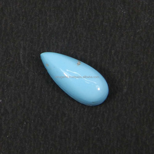 Turquesa Americana, Cabujón en Forma de Pera de 6.5x14.5mm, 3.50 Quilates, Gema Suelta para la Elaboración de Joyería - Product Image 2