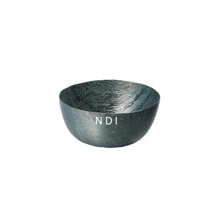 Bol de serveur de pâtes et de desserts en métal sculpté de qualité supérieure pour bol de service de Table à dîner pour la cuisine à domicile utilisation de la restauration - Product Image 1