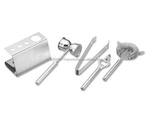 Pièce ensemble d'outils de bar antiques écologiques en acier inoxydable en laiton en aluminium et accessoires en laiton - Product Image 6