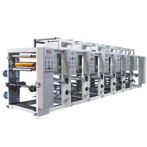 Plastik sıradan gravür BASKI MAKİNESİ 2 4 6 renk rotogravür makinesi baskı/BASKI MAKİNESİ HRASY-600-1600
