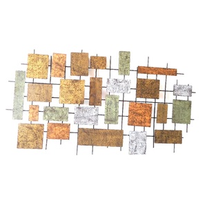 Arte de pared de Metal para decoración del hogar, acabado múltiple, decorativo - Product Image 2