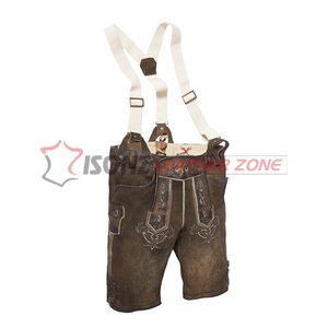 Lederhosen บาวาเรีย,Trachten Wear,Kurz Lederhose,เยอรมัน,หนัง - Product Image 1